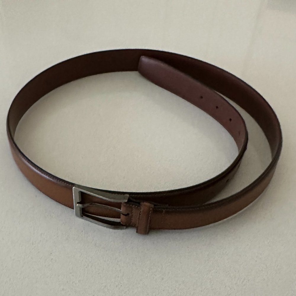 PERRY ELLIS Portfolio Men's Leather Belt - 40